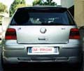 Sottoparaurti, spoiler posteriore Lester, antenna e griglia Simoni Racing,  cliccare per ingrandire